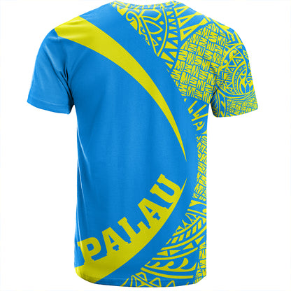 Palau T-Shirt Coat Of Arm Lauhala Circle