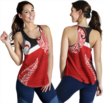 New Zealand Women Tank Tino Rangatiratanga Maori With Silver Fern