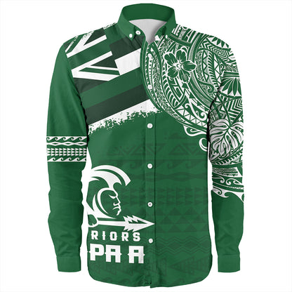 Hawaii Long Sleeve Shirt Kapaa High School With Crest Style