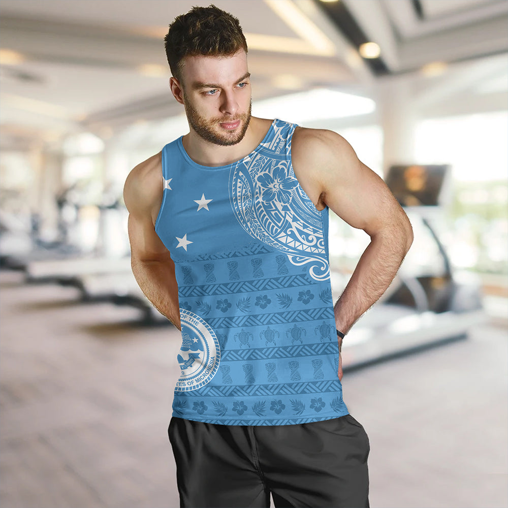 Micronesian Tank Top Federated States Of Micronesia Flag With Coat Of Arms