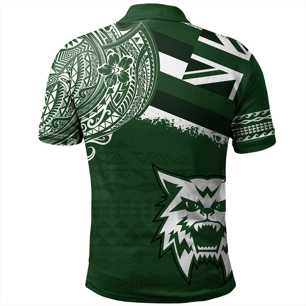 Hawaii Polo Shirt Konawaena High School With Crest Style