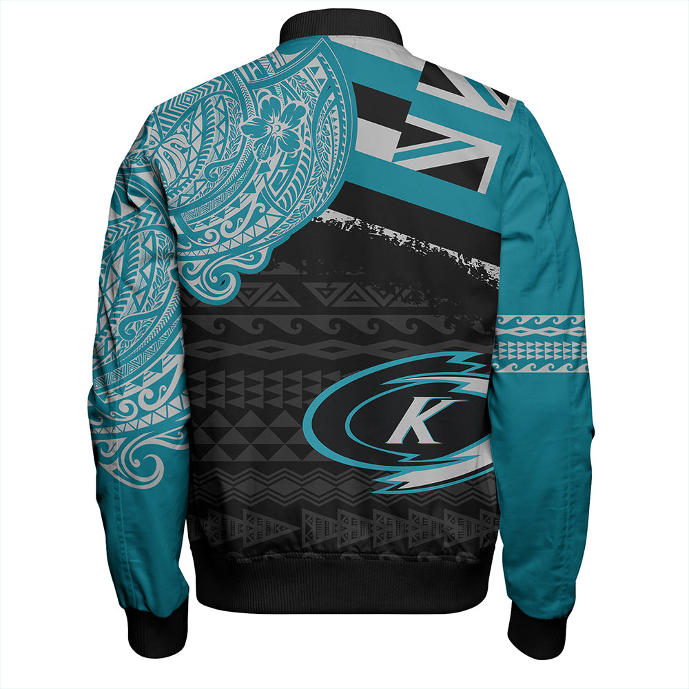 Hawaii Bomber Jacket Kapolei High School With Crest Style