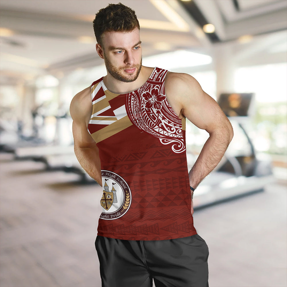 Hawaii Tank Top James B. Castle High School With Crest Style