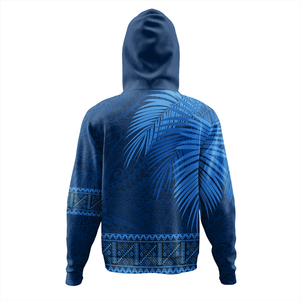 Samoa Hoodie Masi Dobby Fabric Leaves