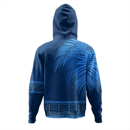 Samoa Hoodie Masi Dobby Fabric Leaves