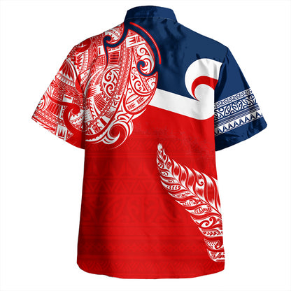 New Zealand Hawaiian Shirt Tino Rangatiratanga Maori With Silver Fern Version.2