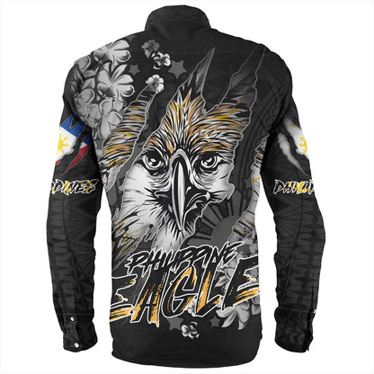 Philippines Custom Long Sleeve Shirt Filipino Heritage Blood Inside Me