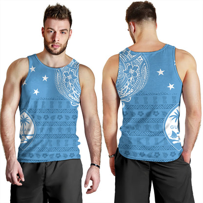 Guam Tank Top Micronesian Flag With Coat Of Arms