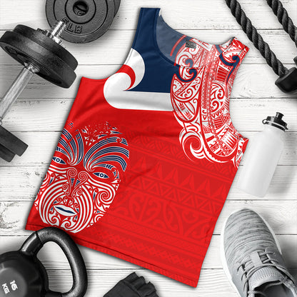 New Zealand Tank Top Tino Rangatiratanga Maori Mask