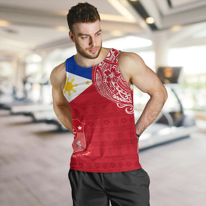 Philippines Tank Top Polynesian Flag With Coat Of Arms