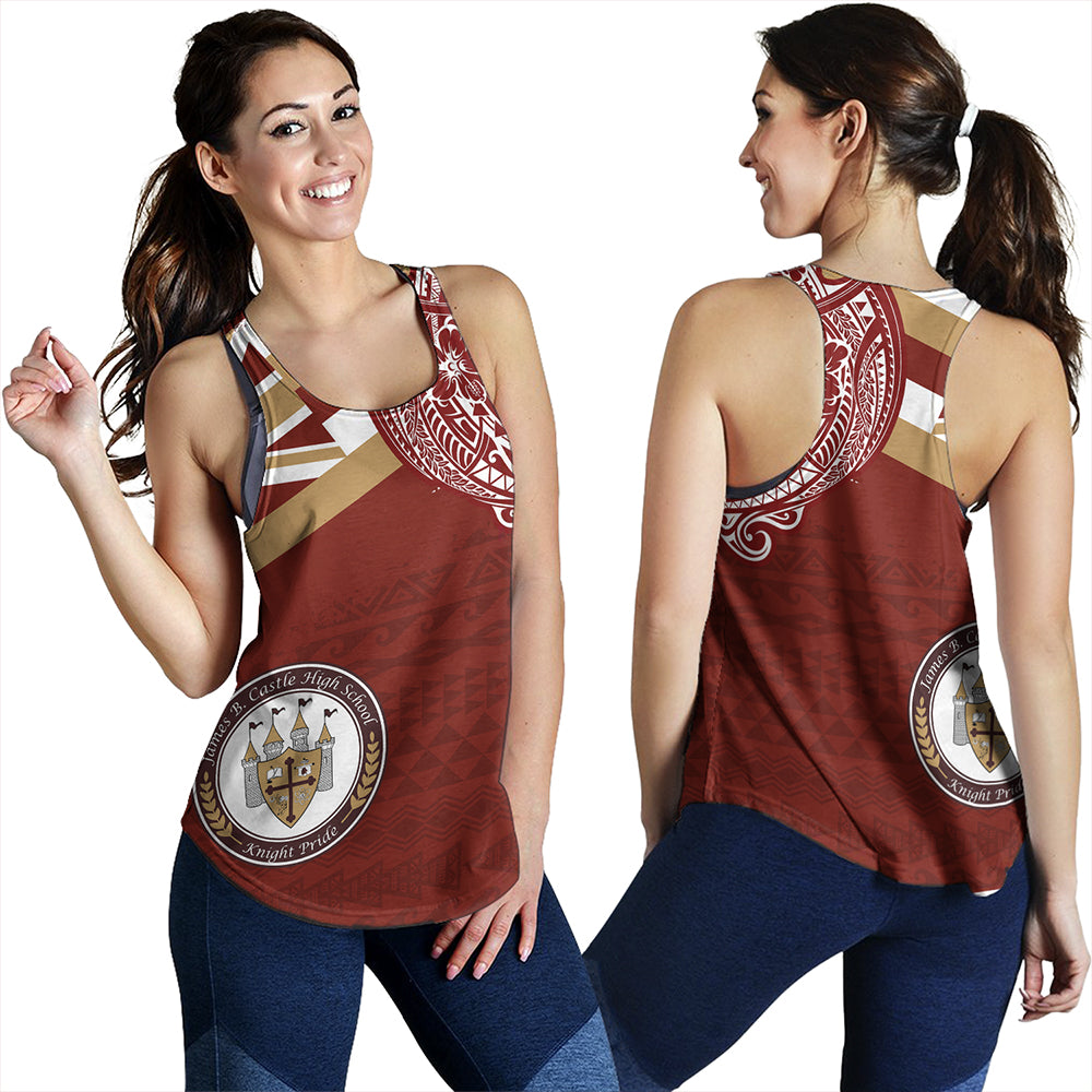 Hawaii Women Tank James B. Castle High School With Crest Style