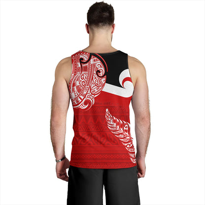 New Zealand Tank Top Tino Rangatiratanga Maori With Silver Fern