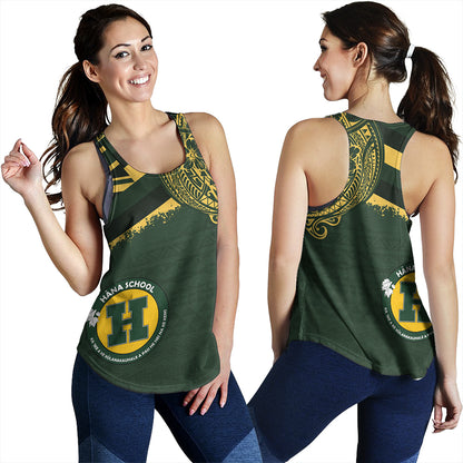 Hawaii Women Tank Hana High And Elementary School With Crest Style