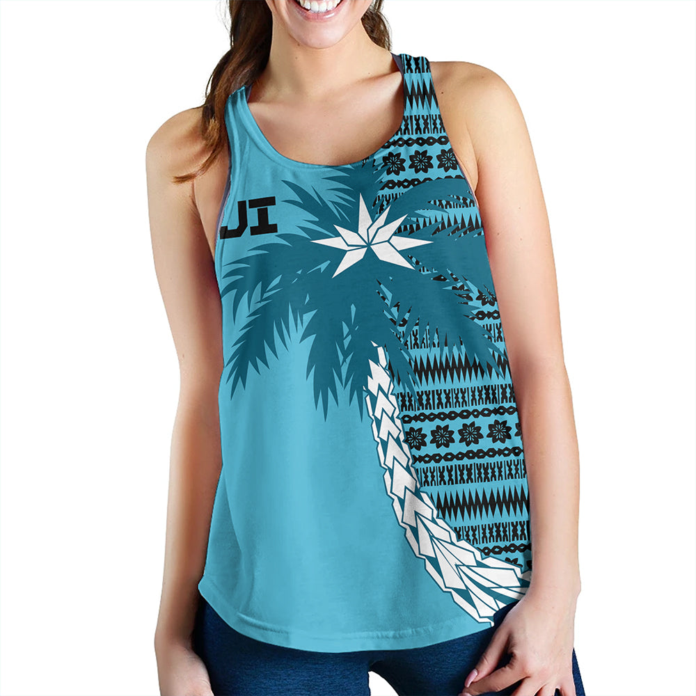 Fiji Women Tank Fiji Tapa Coconut
