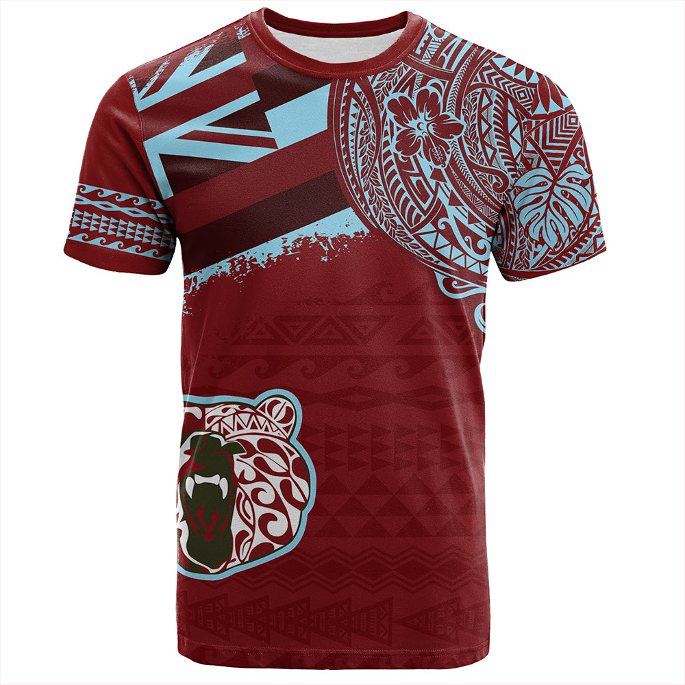 Hawaii T-Shirt Henry Perrine Baldwin High School With Crest Style