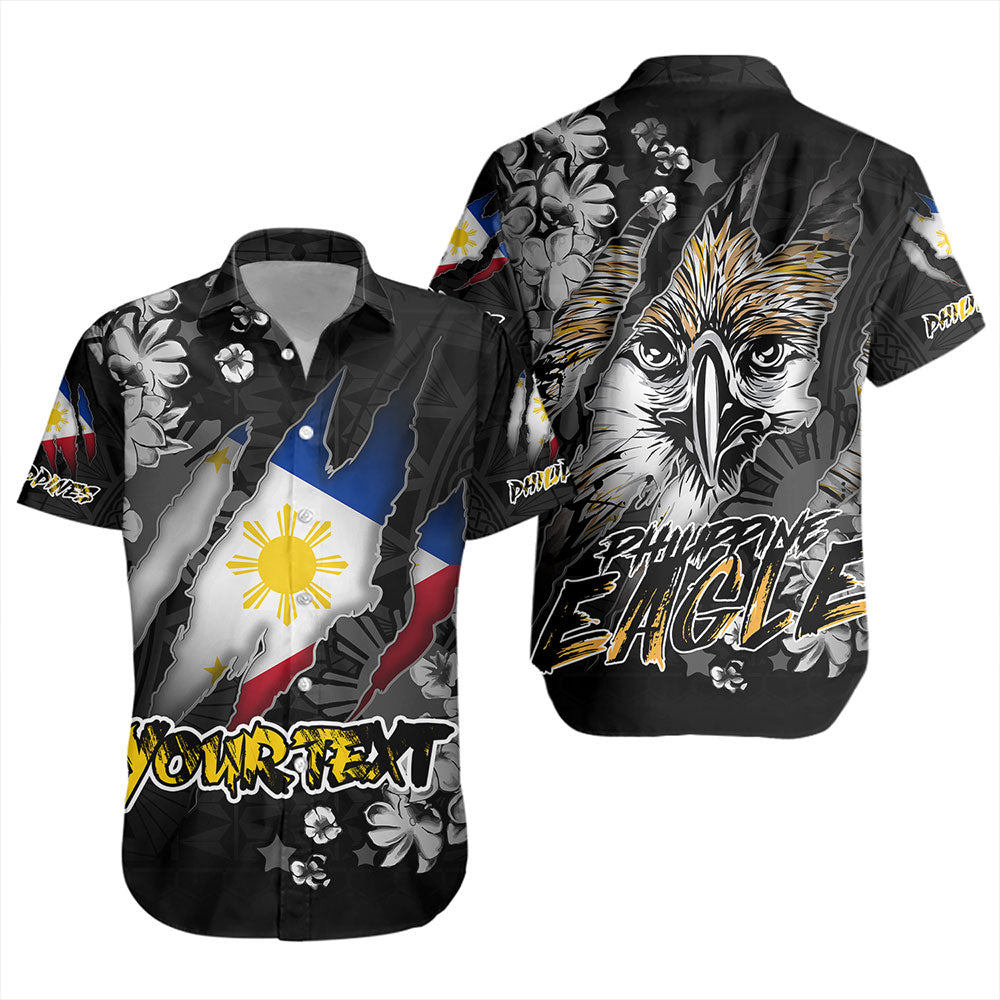 Philippines Custom Short Sleeve Shirt Filipino Heritage Blood Inside Me