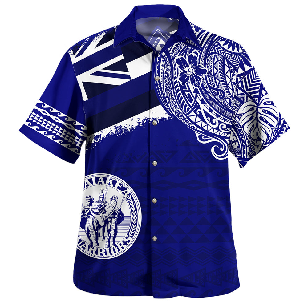 Hawaii Hawaiian Shirt Waiakea High School With Crest Style