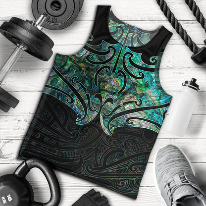 New Zealand Tank Top Maori Papua Shell Pattern