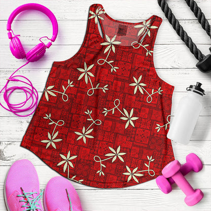 Hawaii Women Tank ELV PRL Red