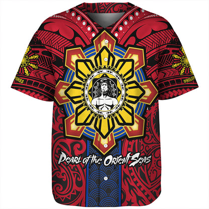 Philippines Baseball Shirt The Story of Lapu-Lapu Pearl of the Orient Seas Tribal Pride