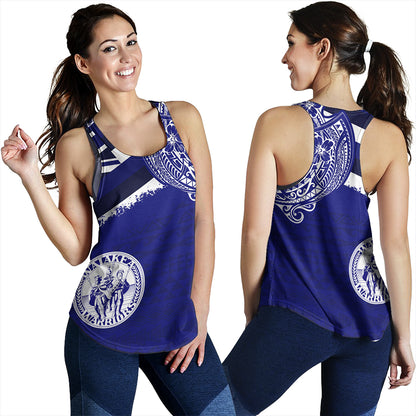 Hawaii Women Tank Waiakea High School With Crest Style