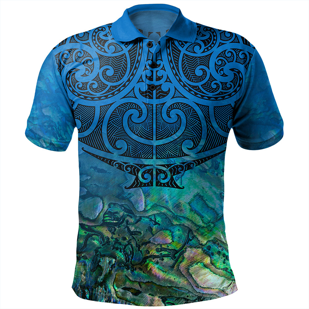 New Zealand Polo Shirt Maori Papua Shell