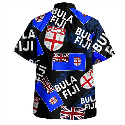 Papua Hawaiian Shirt Melanesian Flag With Coat Of Arms