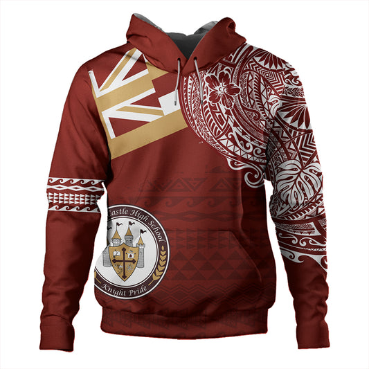Hawaii Hoodie James B. Castle High School With Crest Style