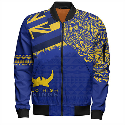 Hawaii Bomber Jacket Hilo High School With Crest Style