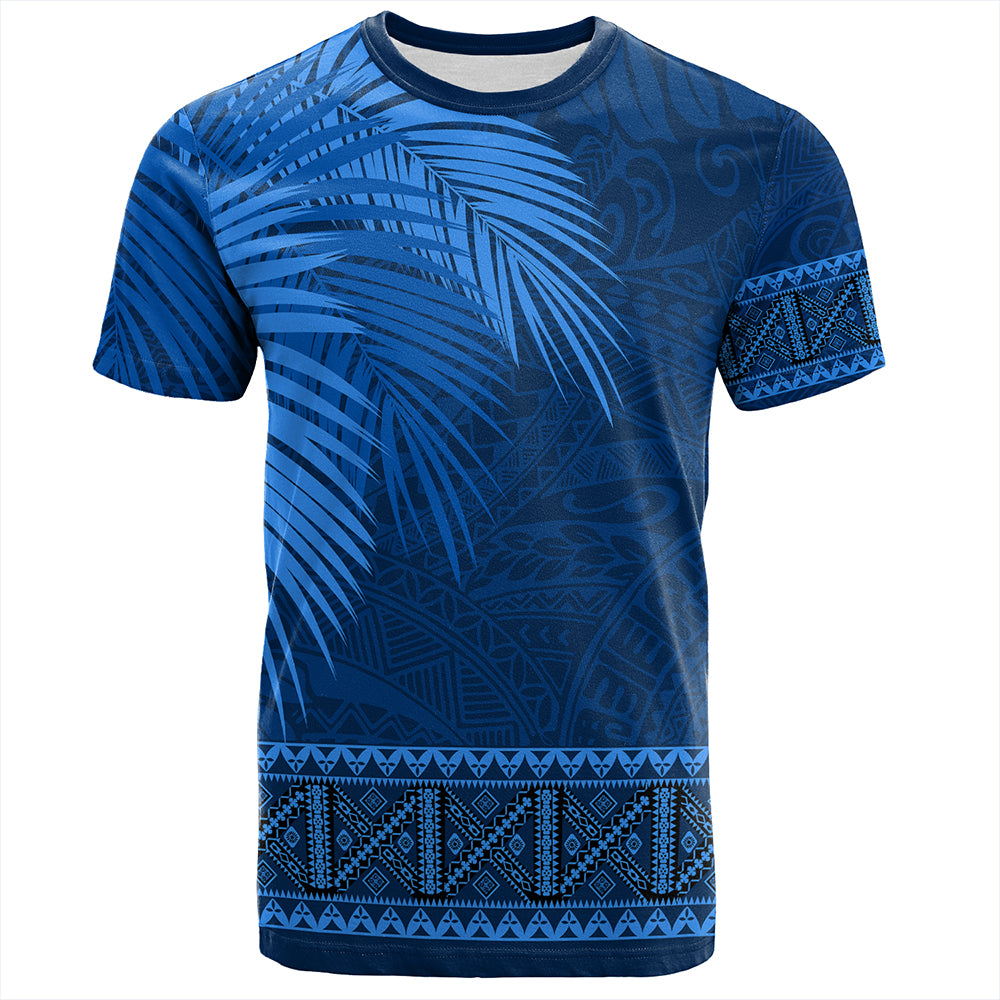 Samoa T-Shirt Masi Dobby Fabric Leaves