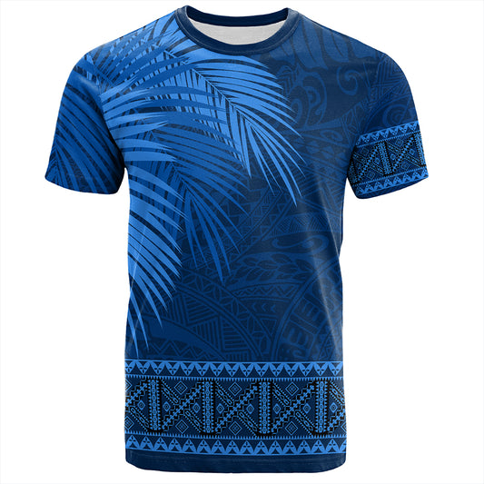 Samoa T-Shirt Masi Dobby Fabric Leaves