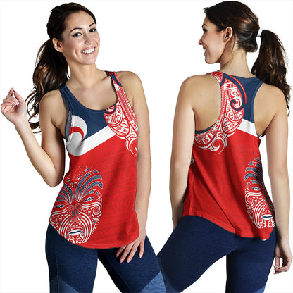 New Zealand Women Tank Tino Rangatiratanga Maori Mask