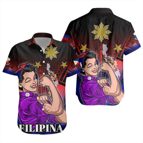 Philippines Filipinos Short Sleeve Shirt - Proud Filipina Style