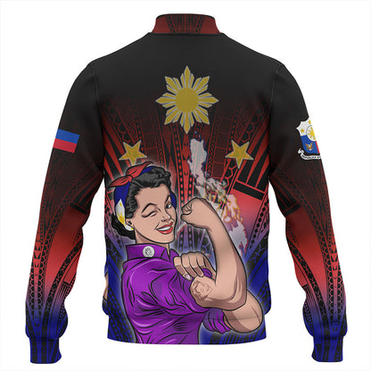 Philippines Filipinos Baseball Jacket - Proud Filipina Style