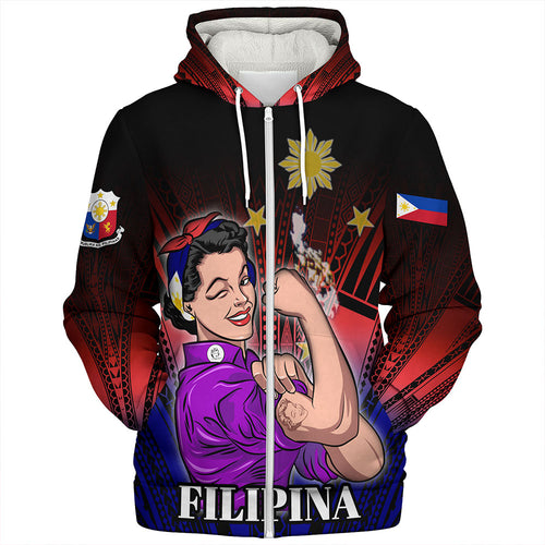 Philippines Filipinos Sherpa Hoodie - Proud Filipina Style