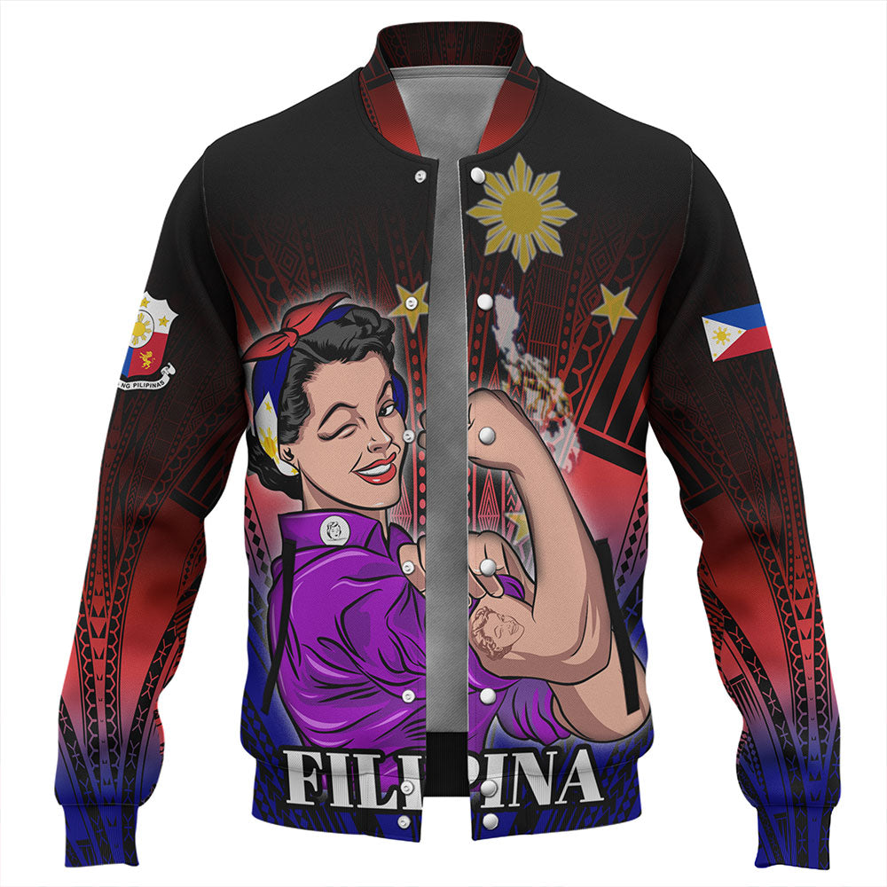 Philippines Filipinos Baseball Jacket - Proud Filipina Style