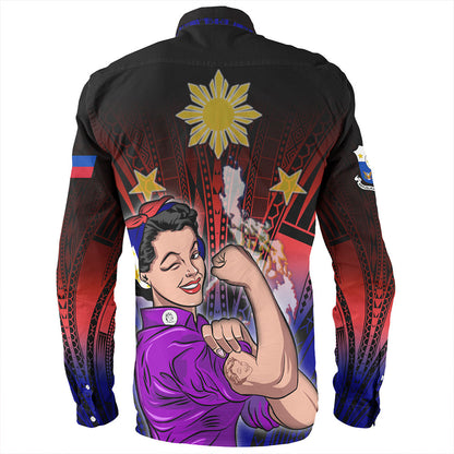 Philippines Filipinos Long Sleeve Shirt Proud Filipina Style