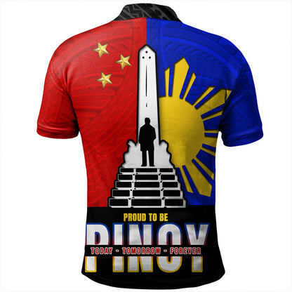 Philippines Filipinos Polo Shirt - Proud To Be Pinoy Rizal Park