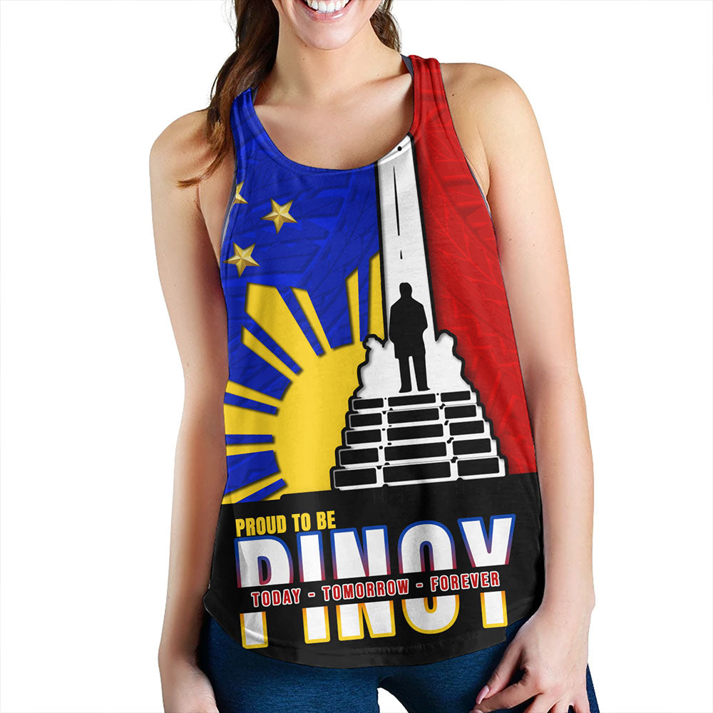 Philippines Filipinos Women Tank - Proud To Be Pinoy Rizal Park