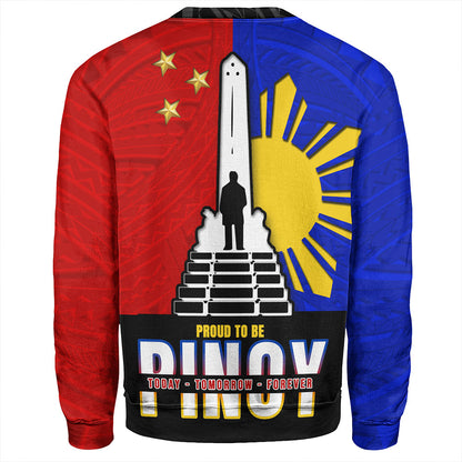 Philippines Filipinos Sweatshirt - Proud To Be Pinoy Rizal Park