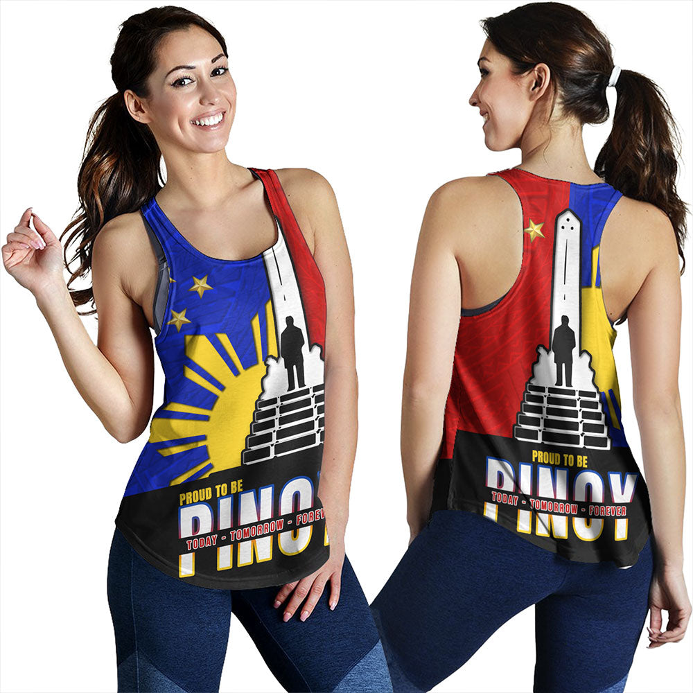 Philippines Filipinos Women Tank - Proud To Be Pinoy Rizal Park