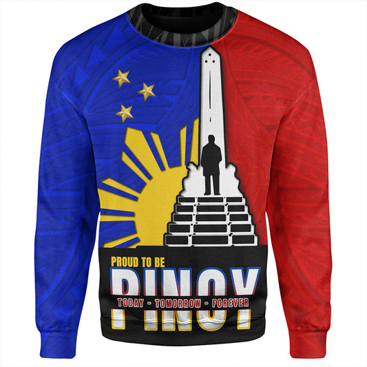 Philippines Filipinos Sweatshirt - Proud To Be Pinoy Rizal Park
