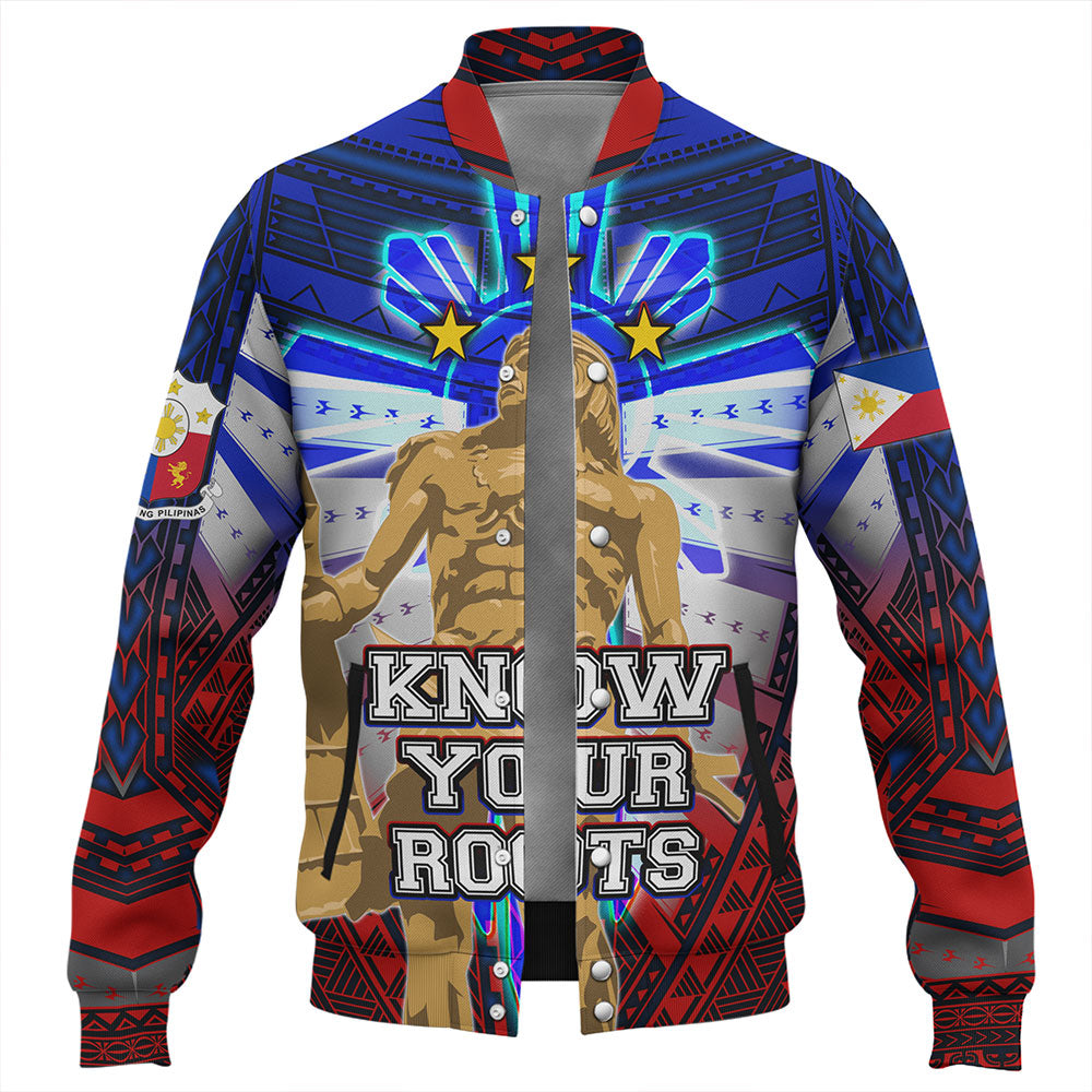 Philippines Filipinos Baseball Jacket Lapu Lapu Know Your Roots
