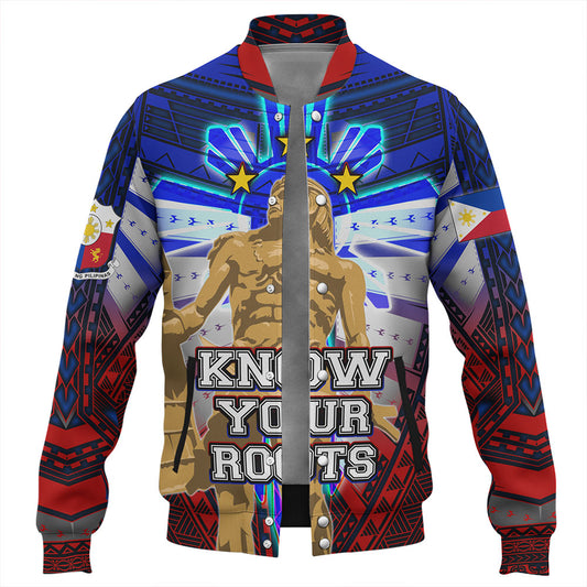 Philippines Filipinos Baseball Jacket Lapu Lapu Know Your Roots