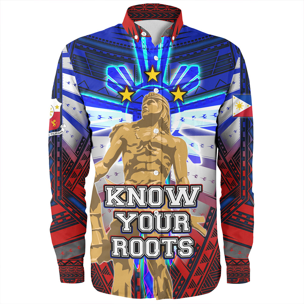 Philippines Filipinos Long Sleeve Shirt Lapu Lapu Know Your Roots