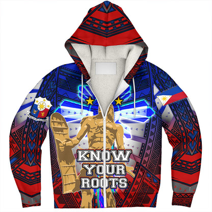 Philippines Filipinos Sherpa Hoodie Lapu Lapu Know Your Roots