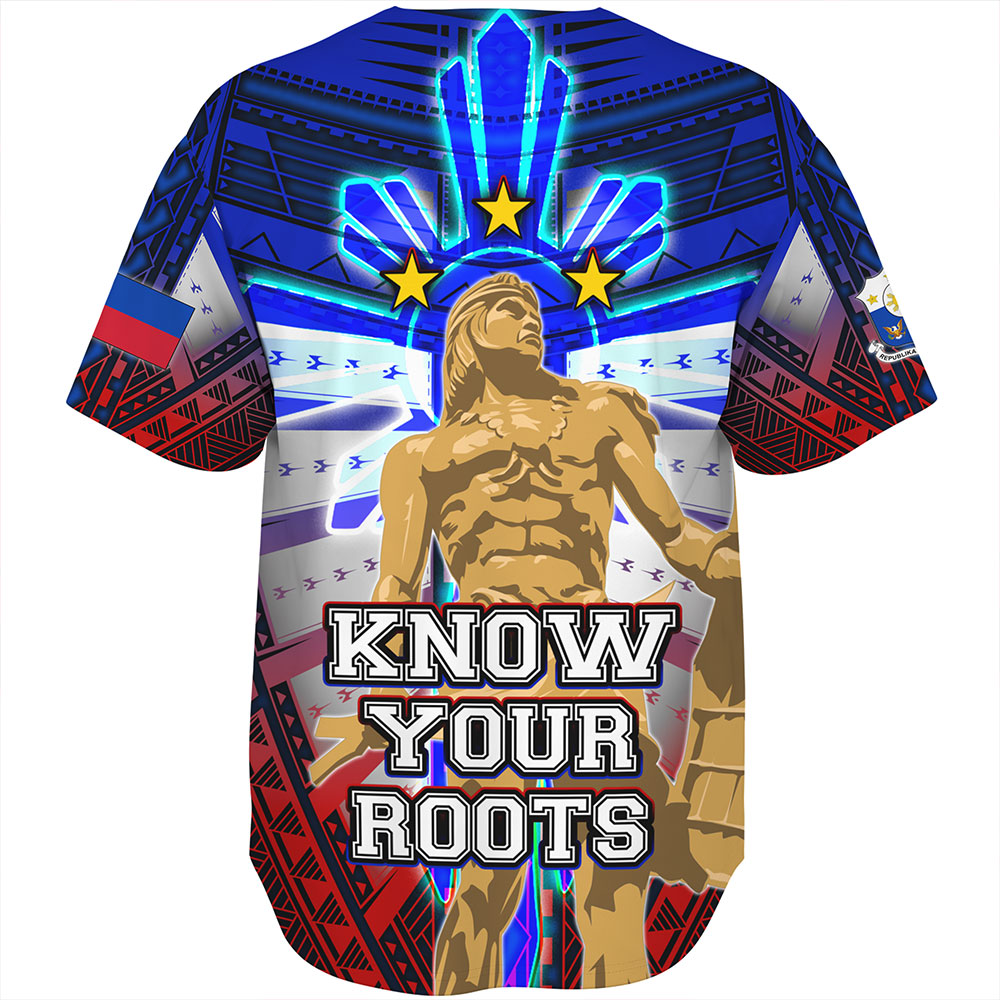 Philippines Filipinos Baseball Shirt Lapu Lapu Know Your Roots