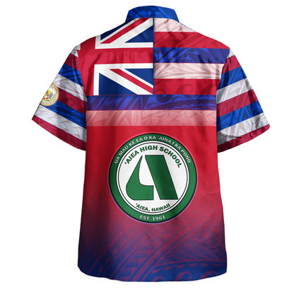 Hawaii Aiea High School Hawaii Shirt Flag Color With Traditional Patterns