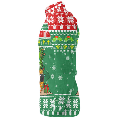 Hawaii Long Sleeve Shirt Pineapple Christmas Tree Kanaka Maoli Pattern