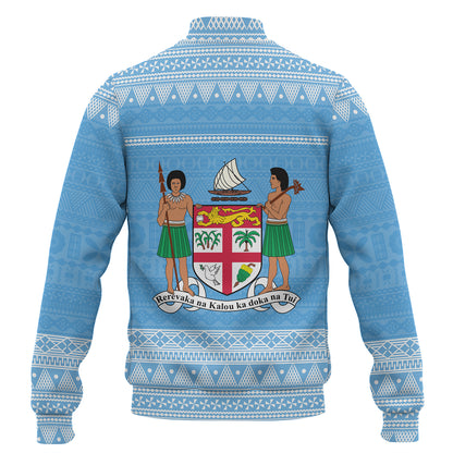 Fiji Baseball Jacket Bula Coat Of Arm Of Fiji Polynesian